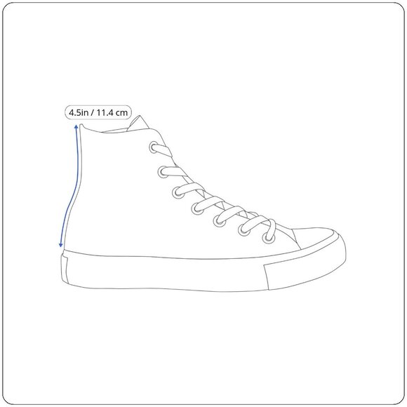 Converse Women’s Black Pure Silver Brush-Off Leather High-Top Sneakers Size 6.5 - Picture 13 of 13